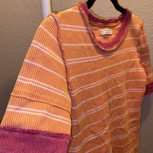 We The People Waffle knit ribbed shirt